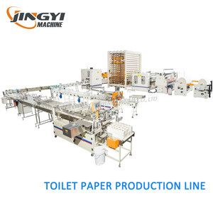 Línea de producción de rollos de papel higiénico y toallas de cocina completamente automática