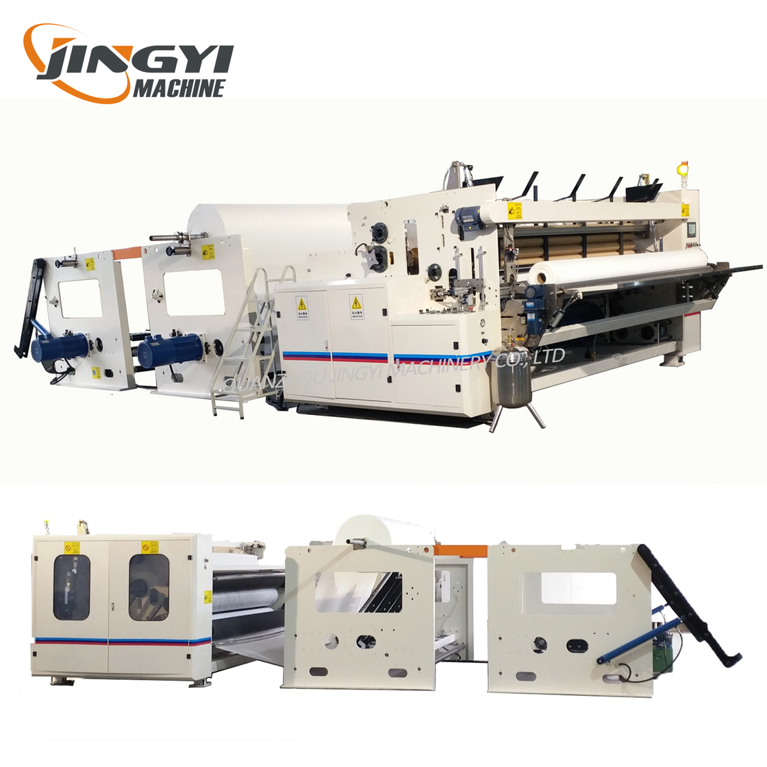 Máquina automática de conversión de rollos de papel higiénico
